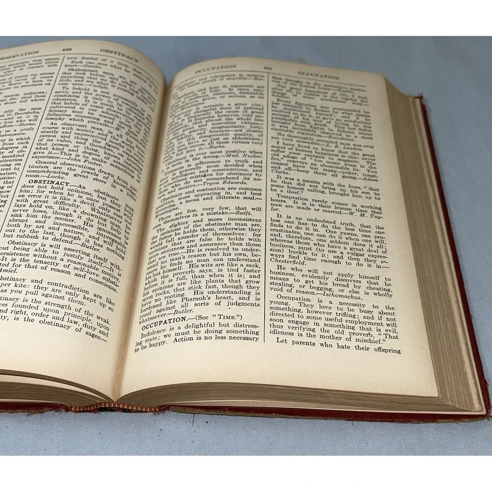 Useful Quotations‎ A Cyclopedia of Quotations by Tryon Edwards 1933 Hardcover